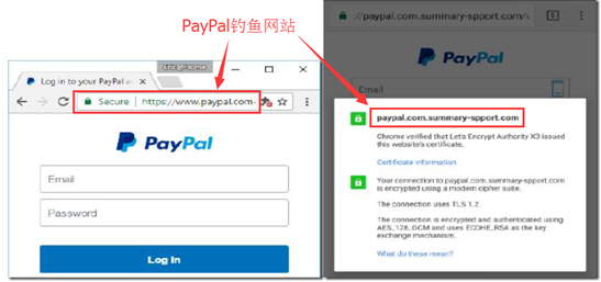 假冒PayPal钓鱼网站