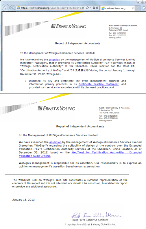 WebTrust国际认证