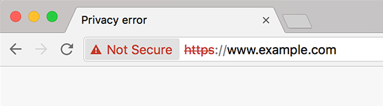 Chrome HTTP “不安全”警告样式