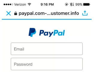 paypal钓鱼网站显示6