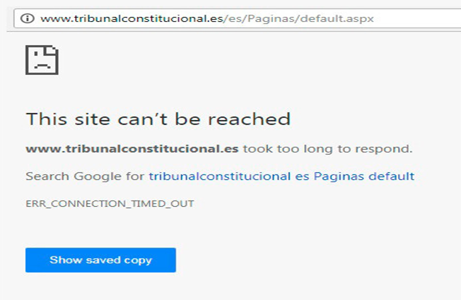 西班牙国家宪法法院(Constitutional Court)网站