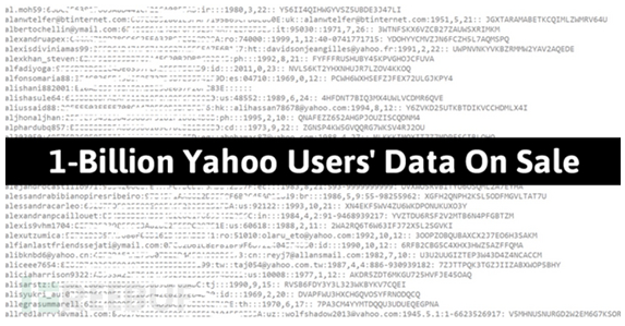 雅虎10亿账户数据泄露