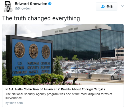 斯诺登推特