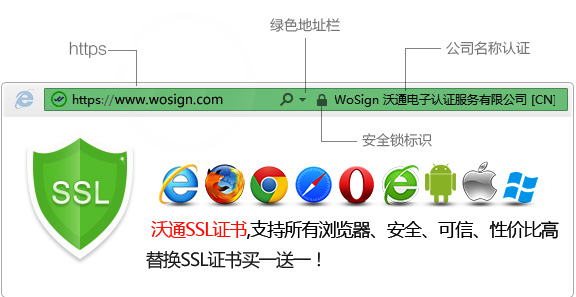 沃通EV SSL证书