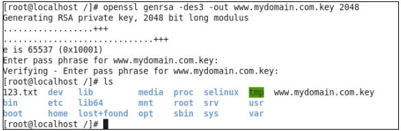 生成key私钥文件